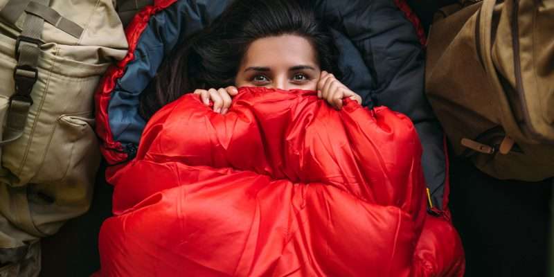 Person in Sleeping Bag