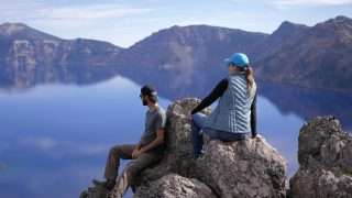 Tom and Cait at Crater Lake