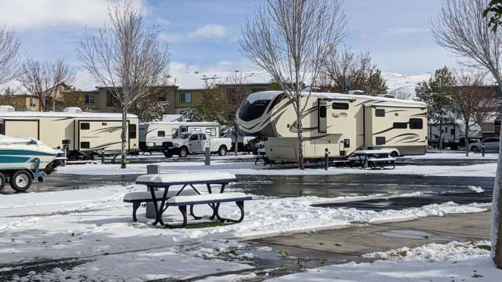 RVing in winter can be tough