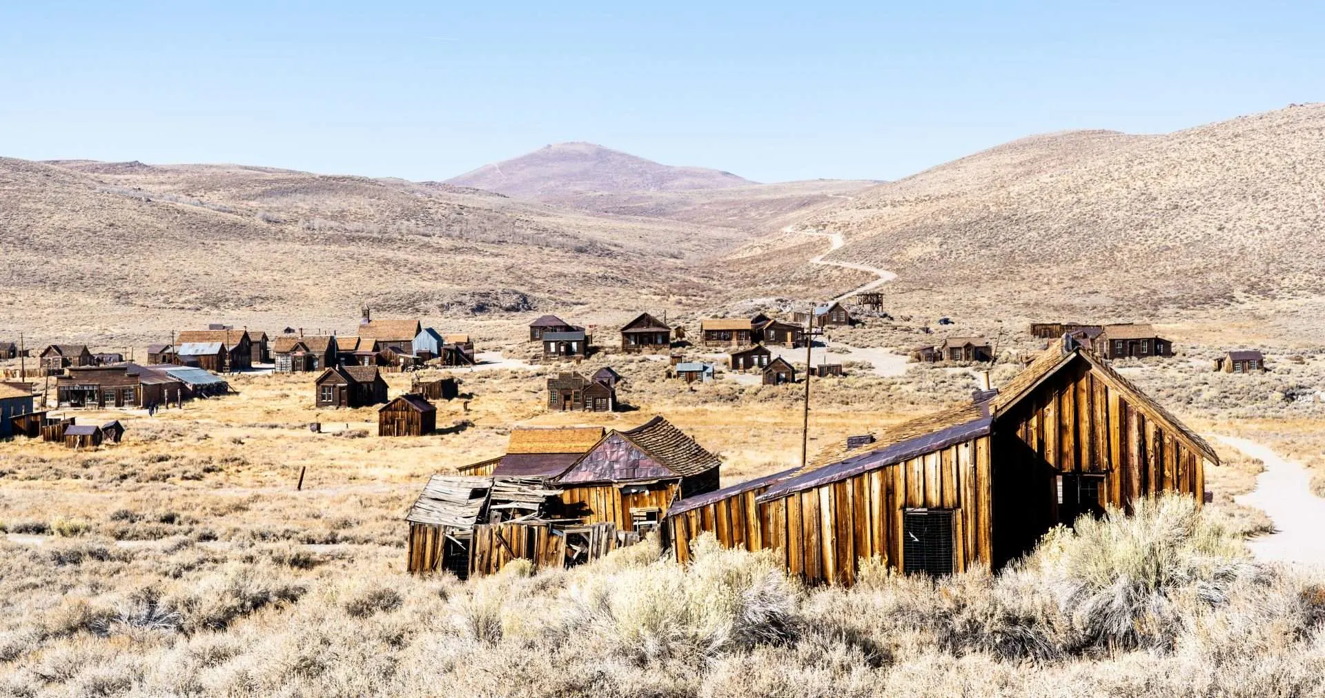 Abandoned ghost town in Colorado