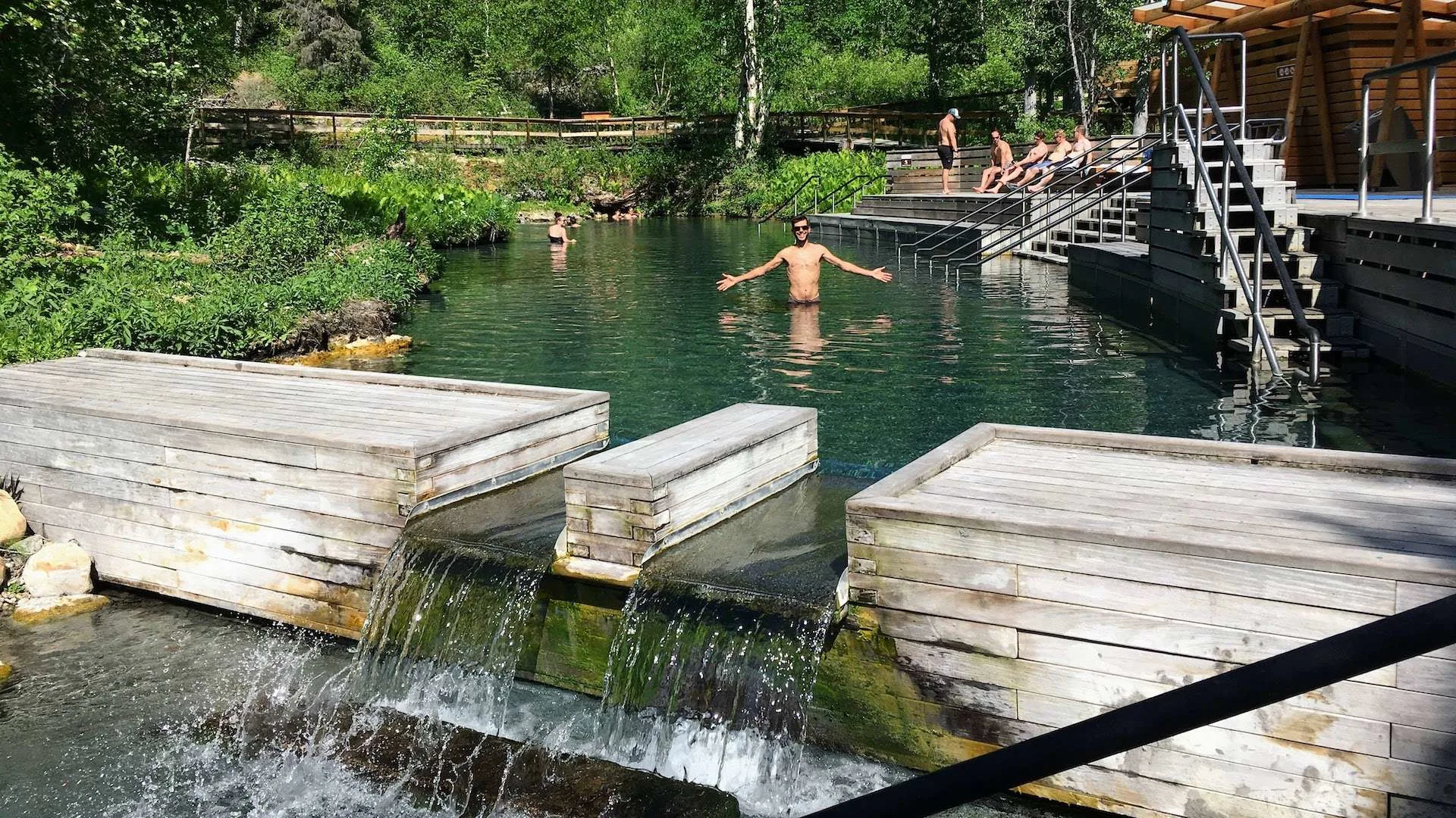tom morton in liard hot springs