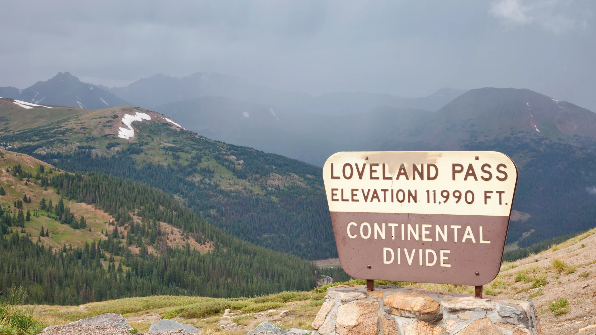 Loveland Pass Continental Divide point