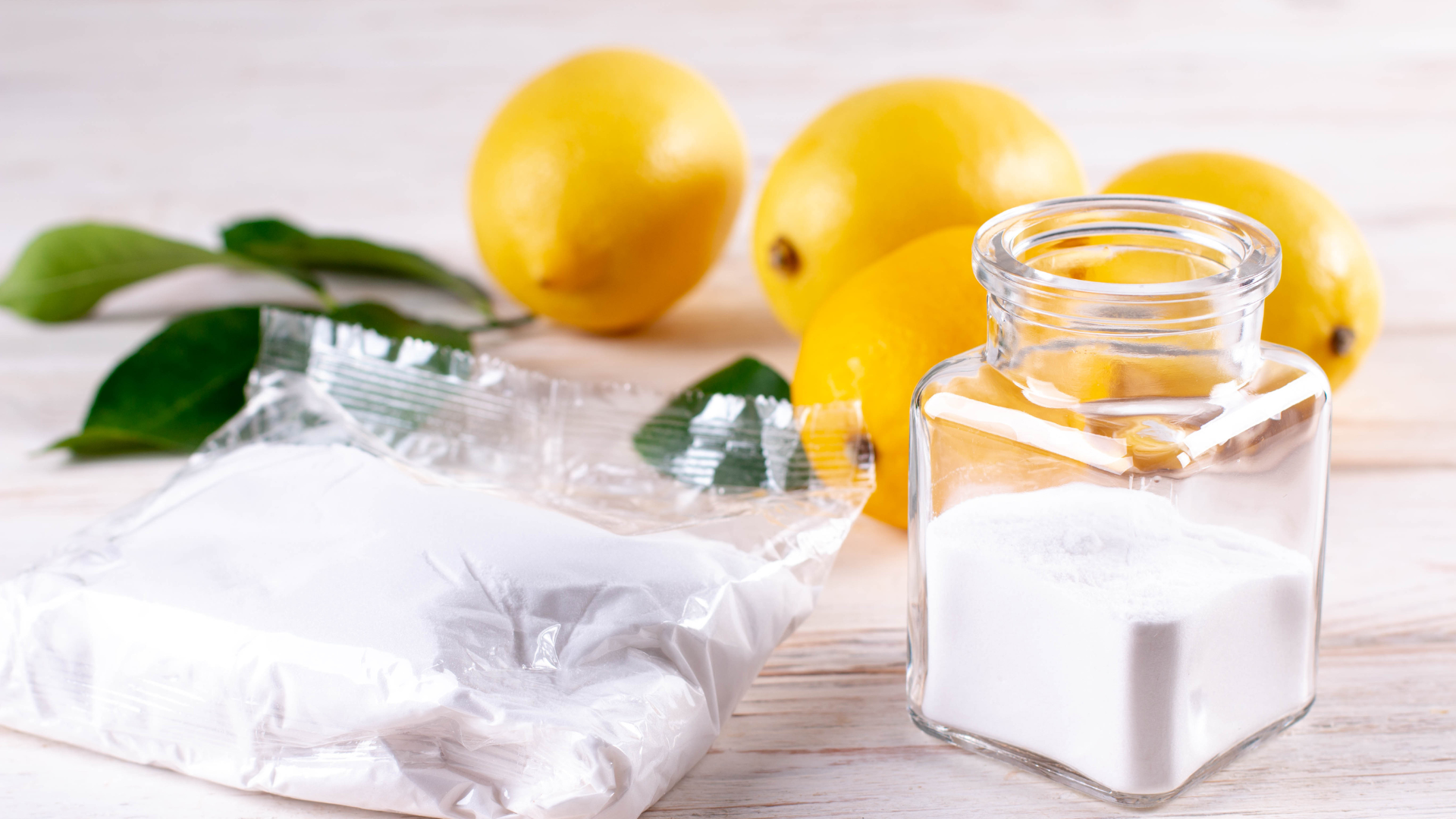 Lemons and at home products used to remove gasoline smell