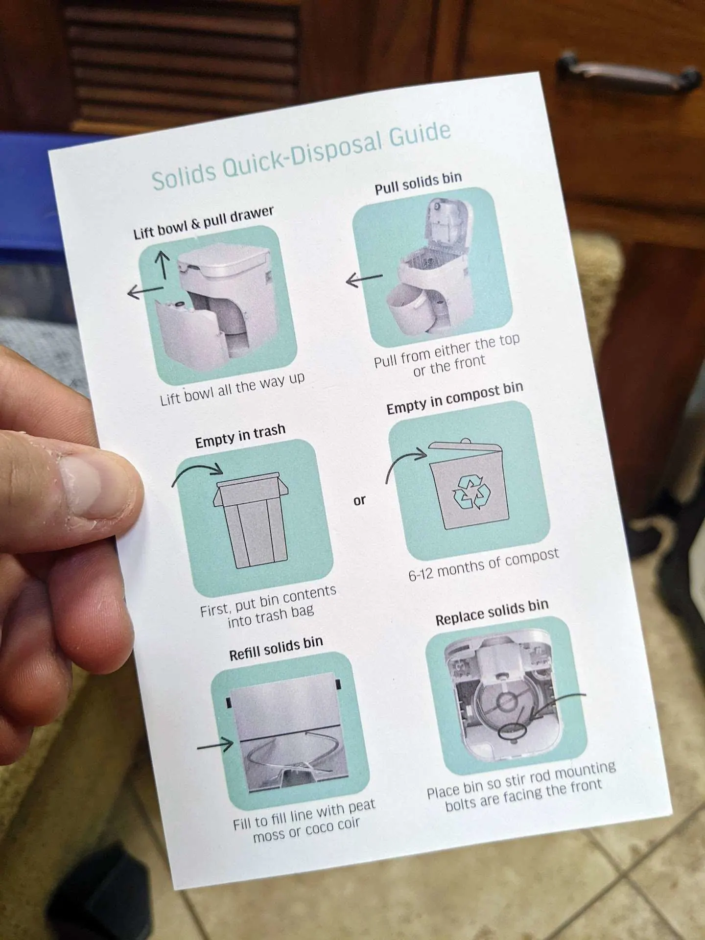 ogo solids quick disposal guide