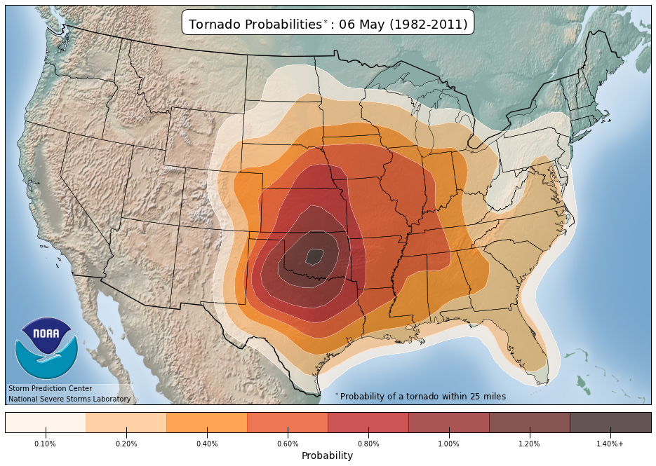 tornado probability map
