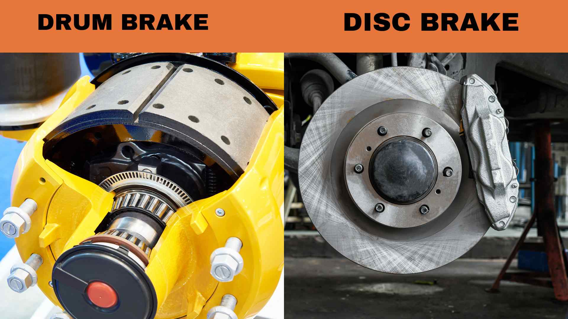drum vs disc brake graphic