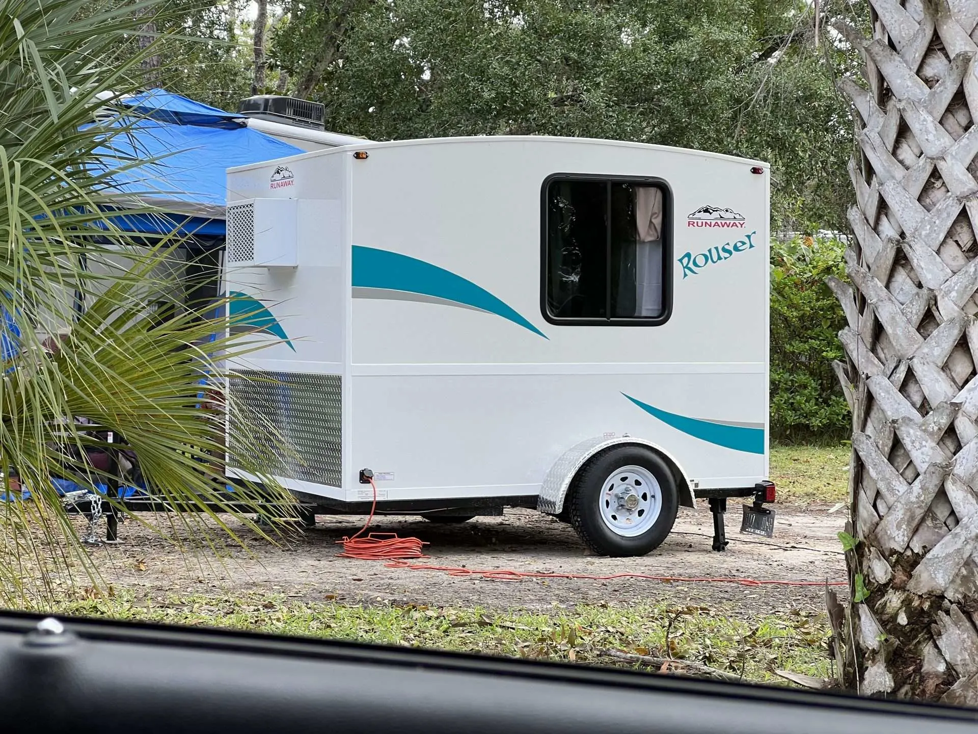 Small travel trailer