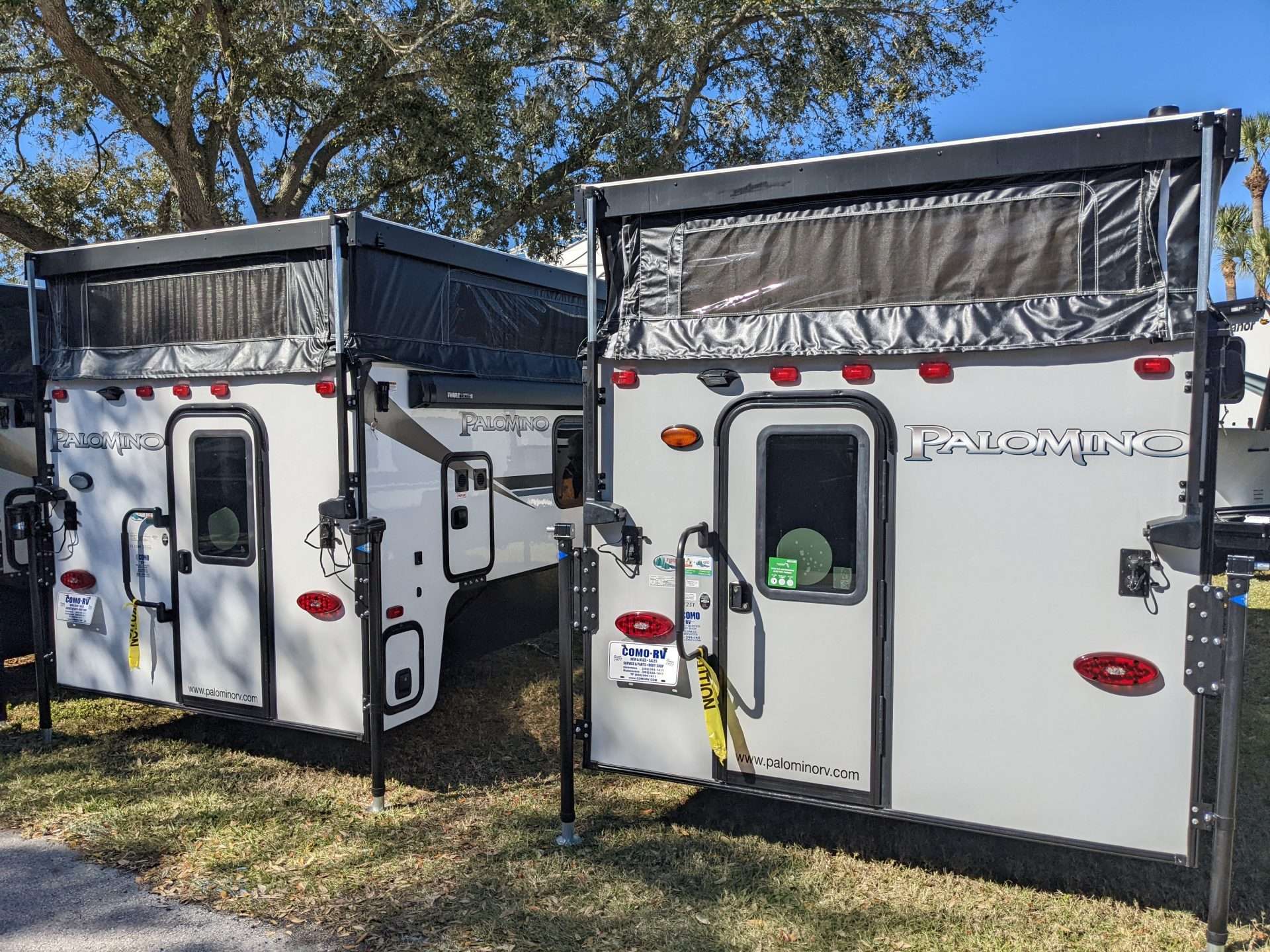 Two Palomino truck campers