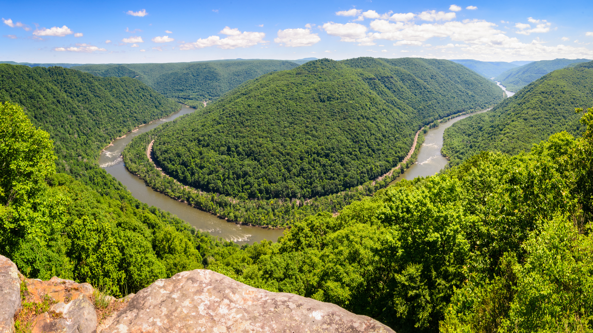 River view in New River Gorge