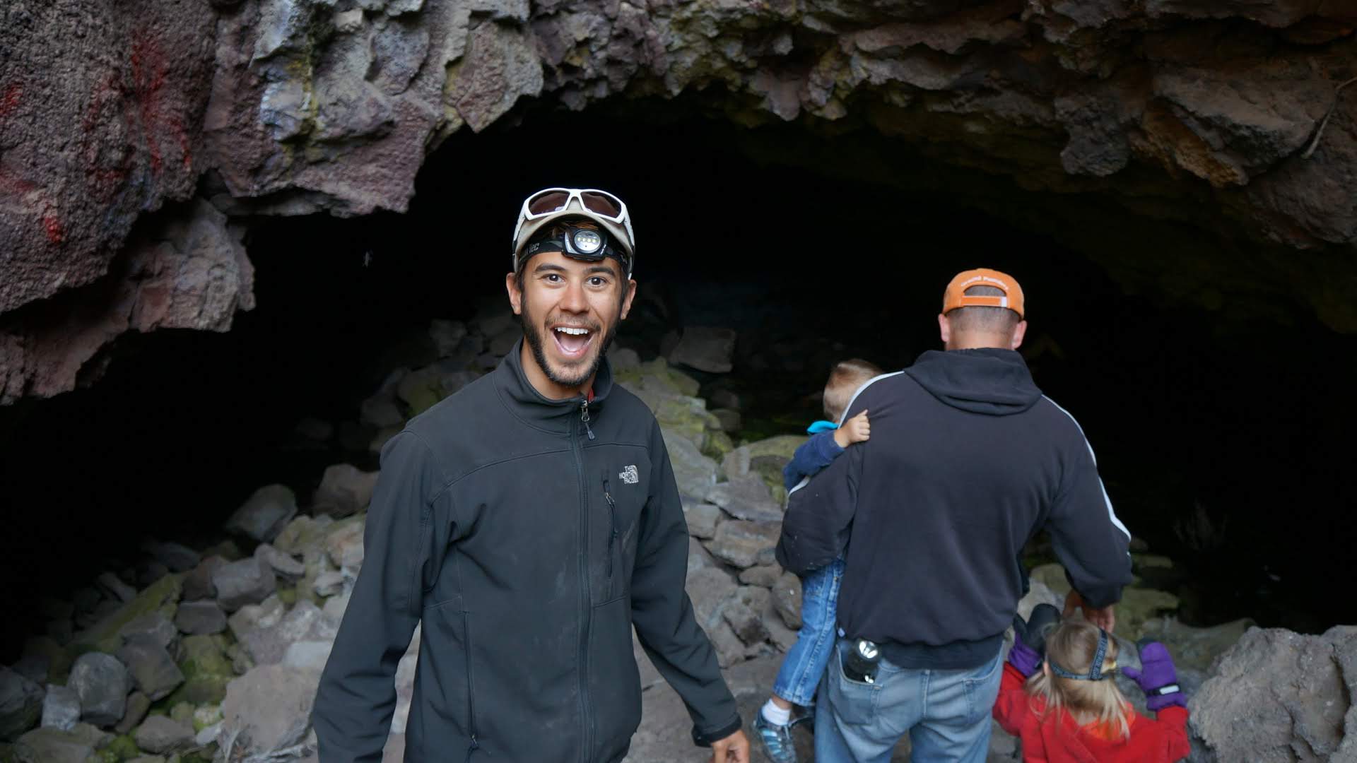 Tom from Mortons on the Move going spelunking