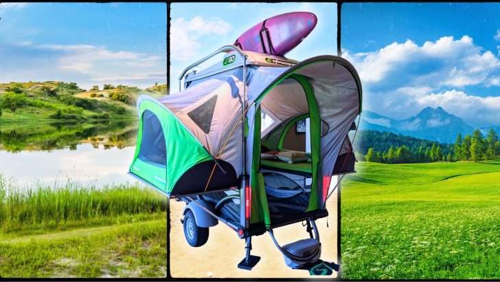 SylvanSport Go: The Transformer Tent Camper Pop-Up Trailer Combo