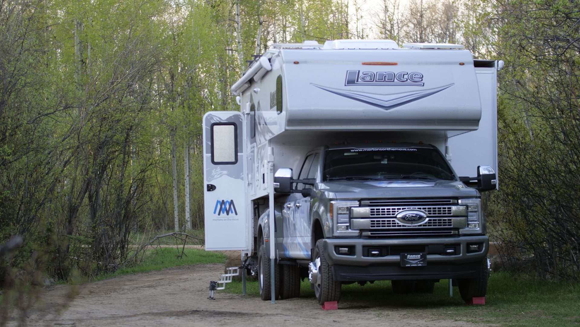 Mortons on the Move Lance truck camper