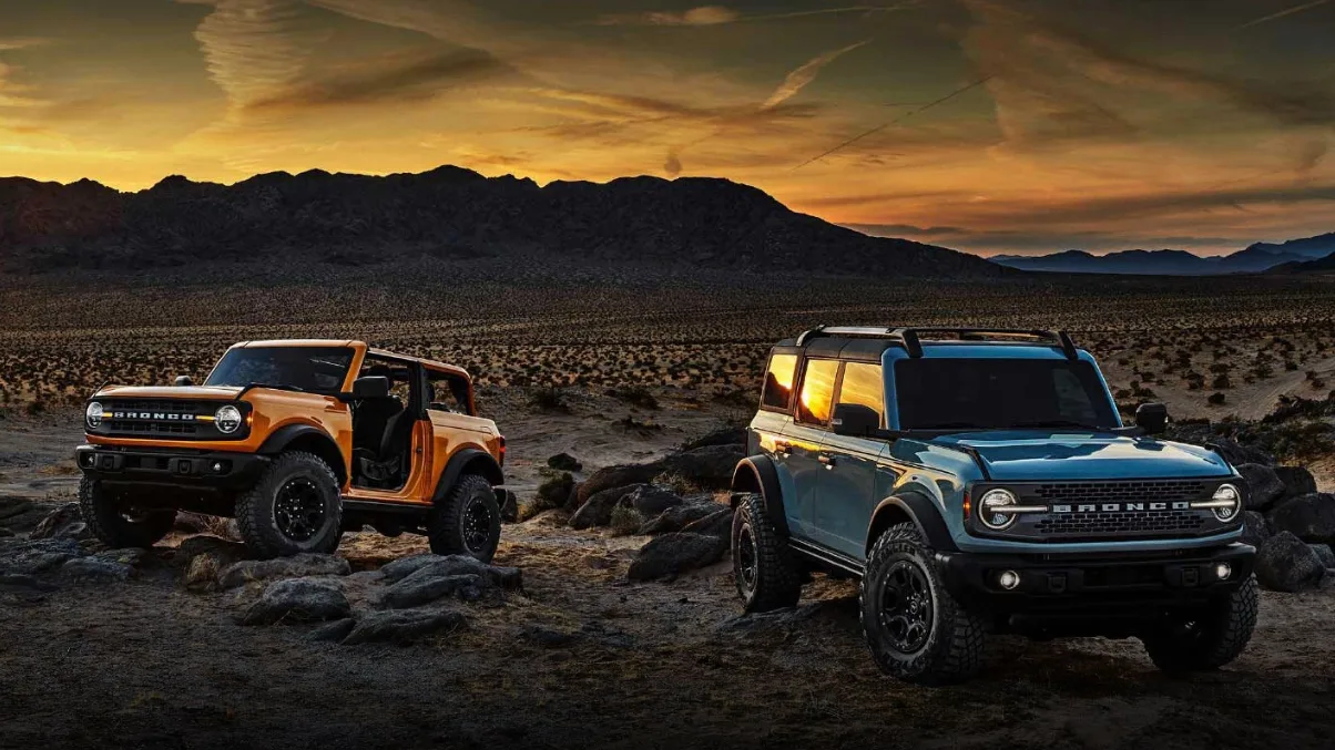 Ford Bronco towing capacity adventure vehicles in desert