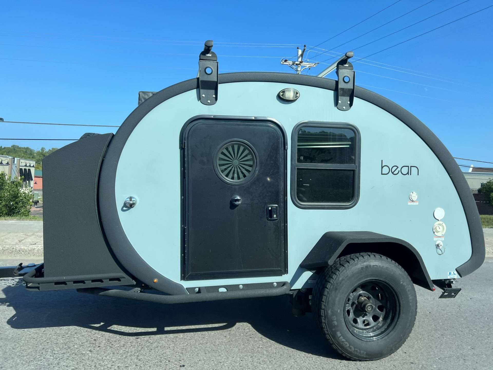Side view of Bean trailer