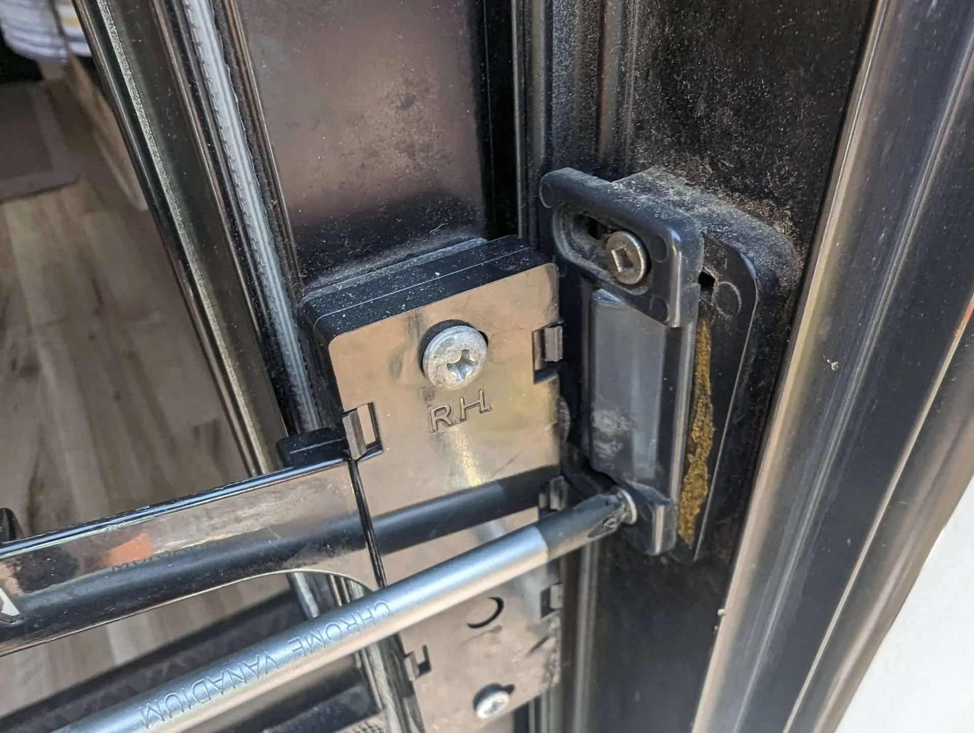 screen door latch adjustment