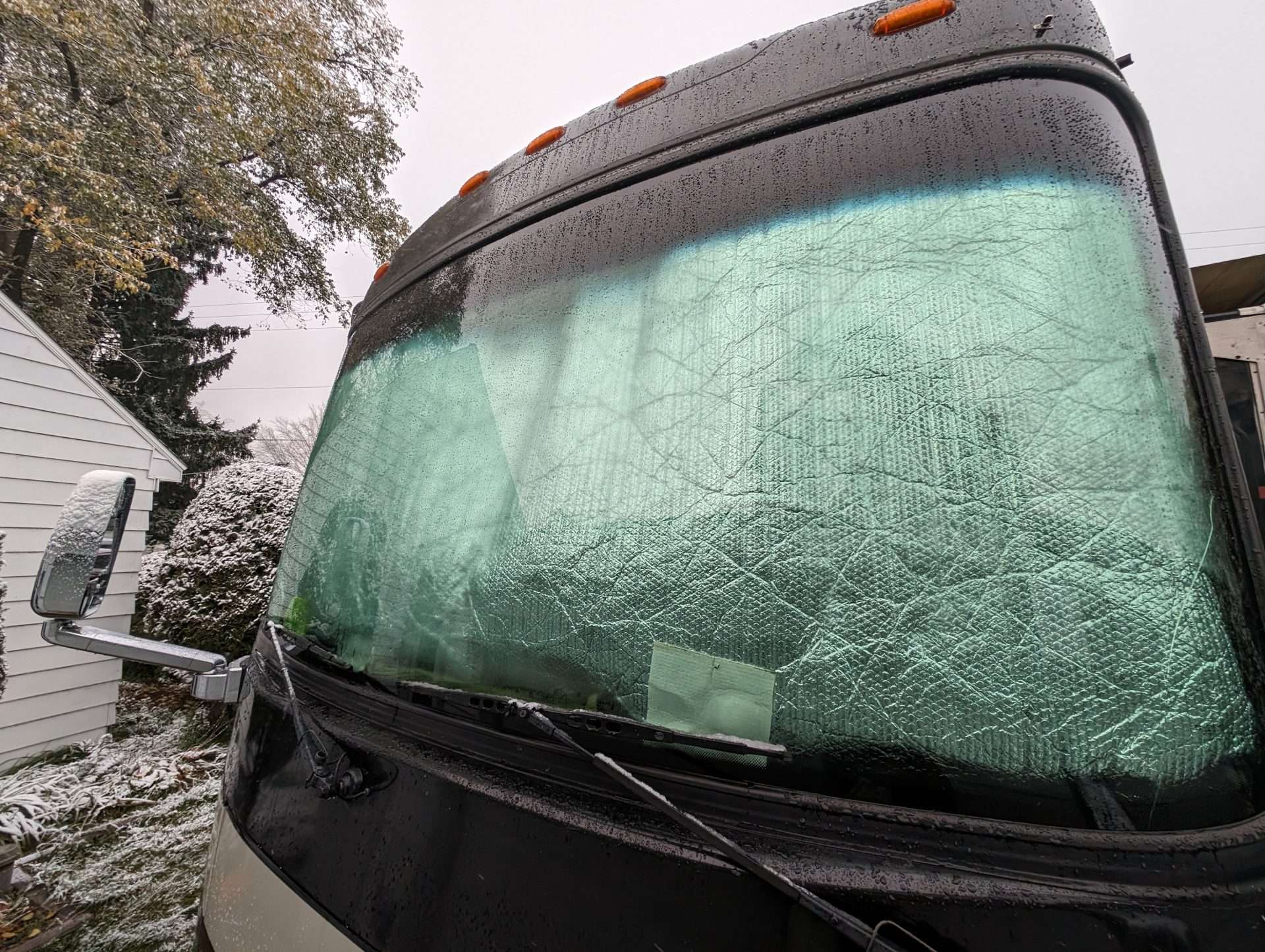 insulation in our motorhomes windshield