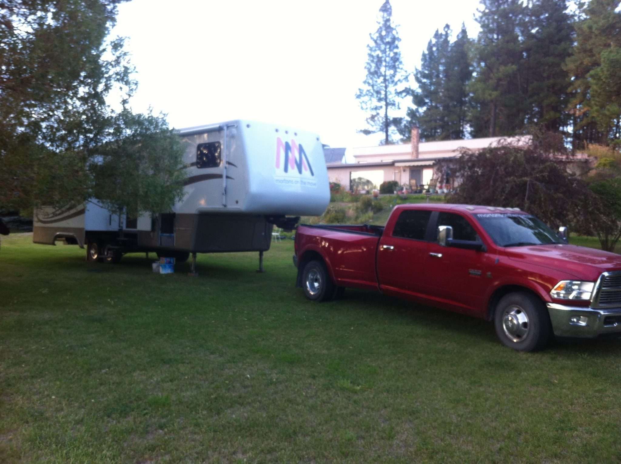 boondockers welcome campsite in montana