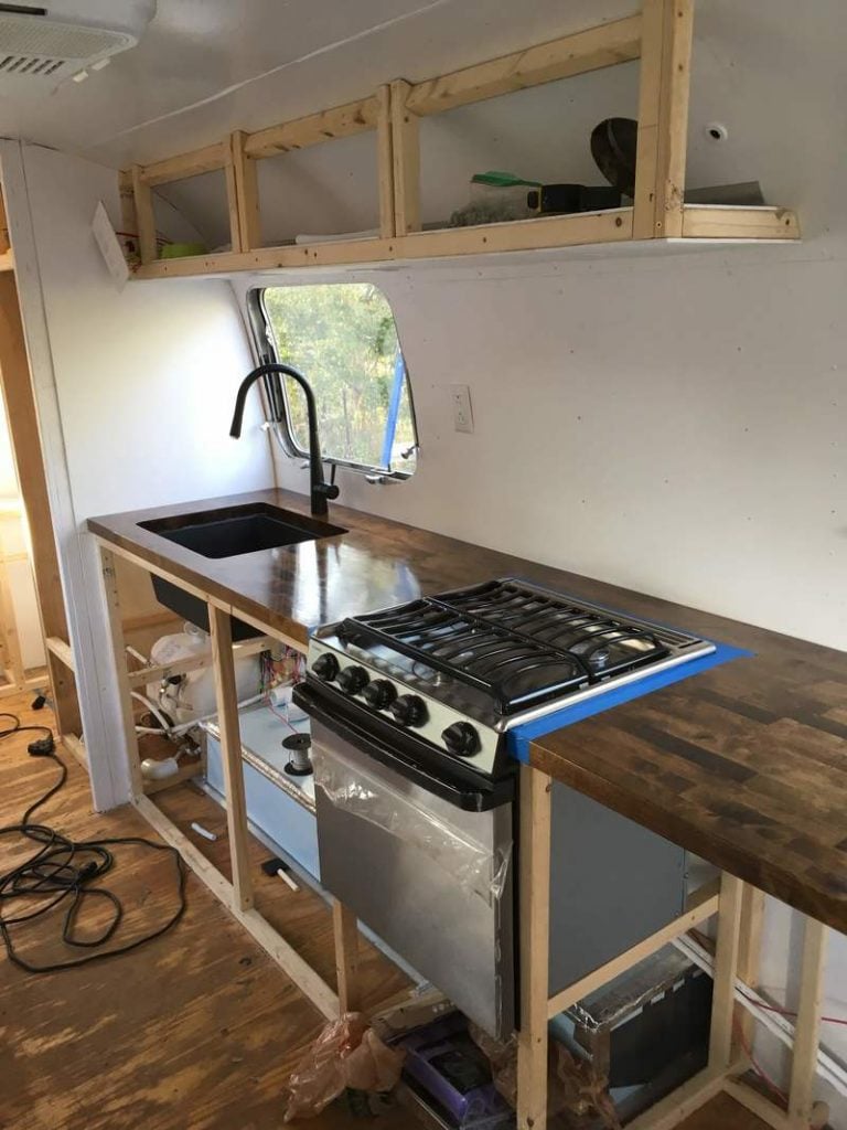 airstream kitchen renovation