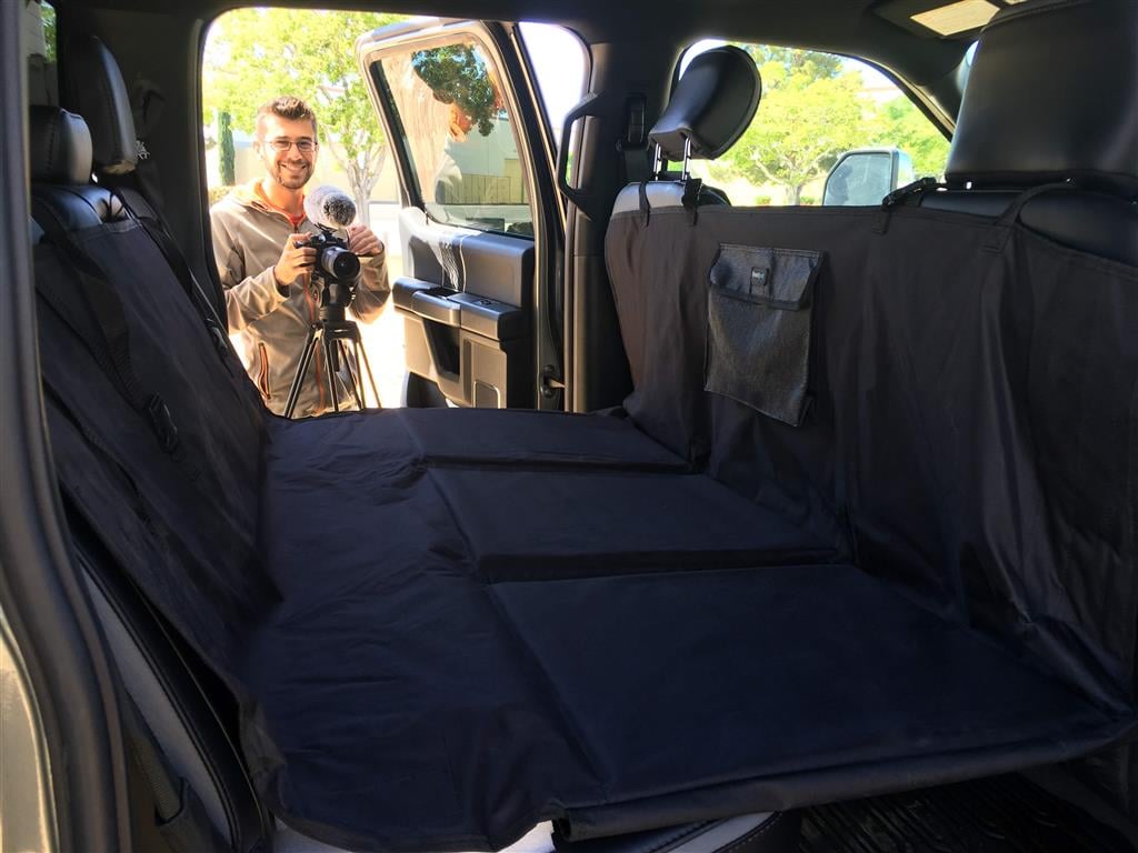 Rear seat 2020 F350 with pet bridge for alaska packing