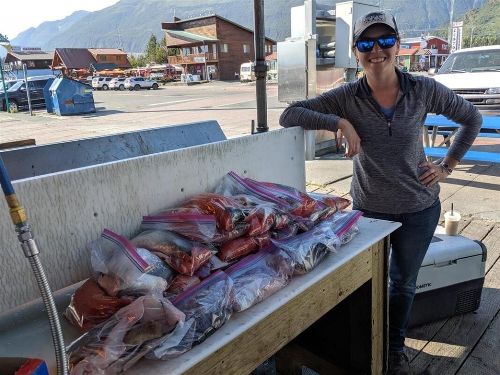 salmon fishing catch in Alaska
