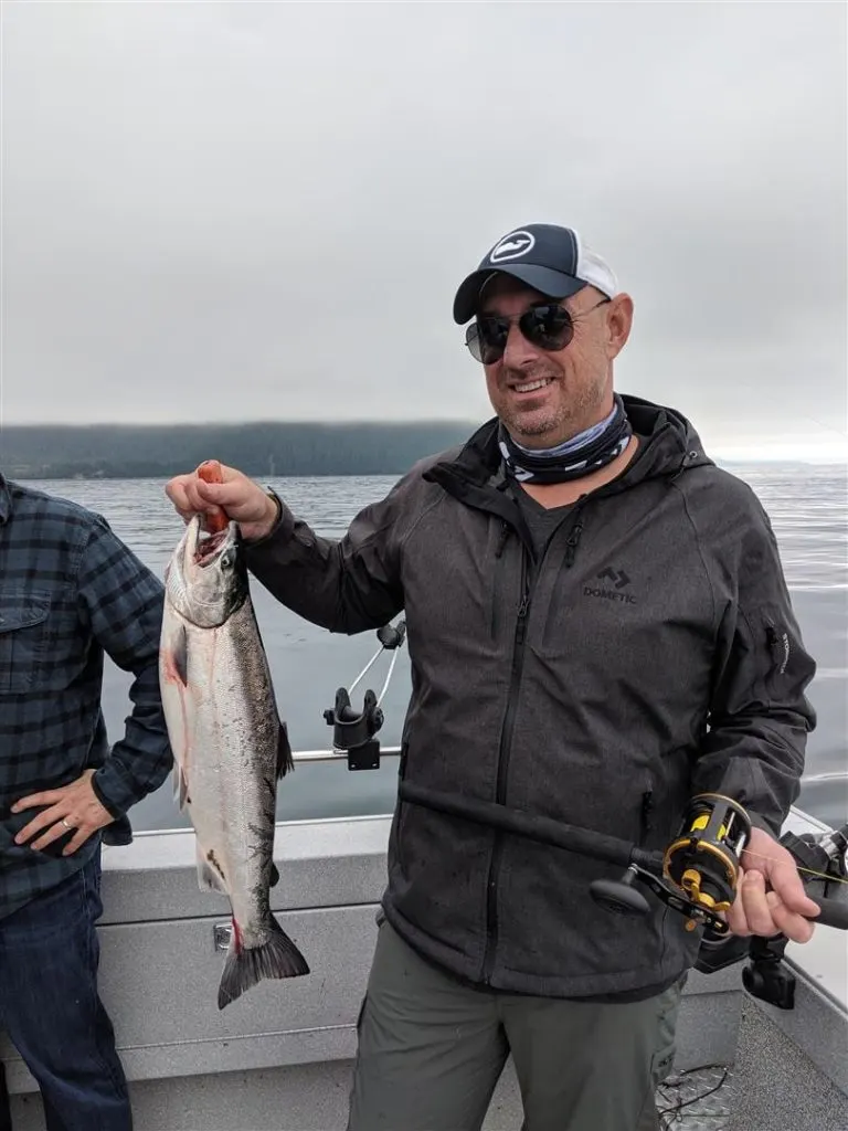 silver salmon in alaska